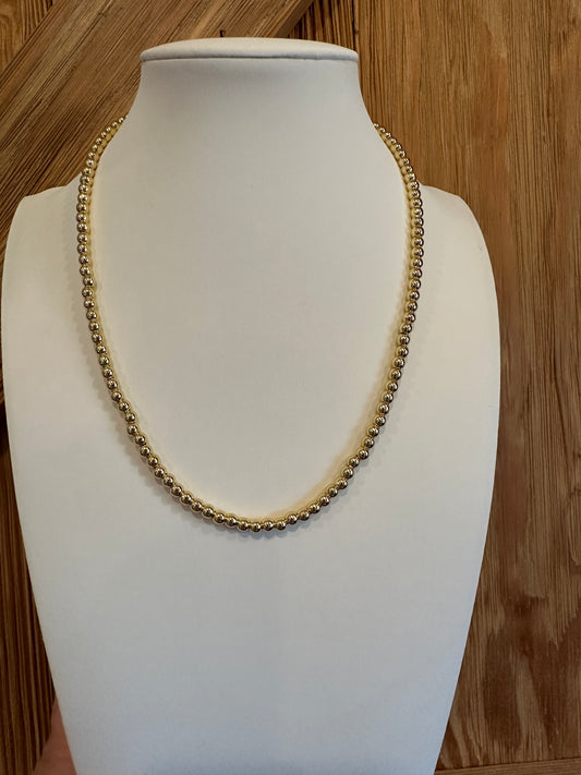 Classic 4mm Bead Necklace